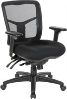 Office Star Mesh Manager's Chair  Mid Back  Coal