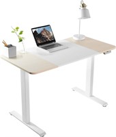 VIVO Height Adjustable Desk  47 x 24 inch  White