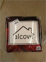 Alcove two piece bedding set, Twin size red