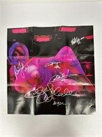 Autograph COA ACDC Poster