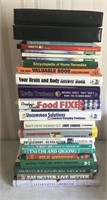 Large Lot of Health & Nutrition Books