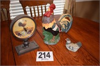 Misc. Roosters & Hen Lot (3 Total)
