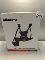 NEW Micnova Camera Vest With Side Holster