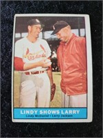 Baseball - Cardinals - Lindy Shows Larry Card