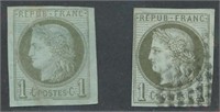 FRENCH COLONIES #16 (2 SHADES) USED FINE-VF