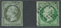 FRANCE #12 & #13 USED AVE-FINE