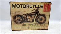 Vintage Metal Sign Motorcycle Repairs / Sales