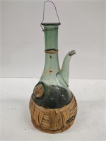 Unique pitcher bottle with rattan base