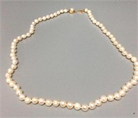 Fresh Water Pearls with 14 K Clasp