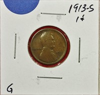 1913-S Lincoln Cent G