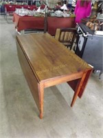 Outstanding Tiger Cherry Country Drop Leaf Table W