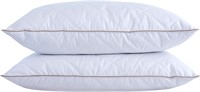 puredown Goose Feathers and Down Pillow  Pack of 2