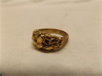 18K YELLOW GOLD SIZE 9.5 RING