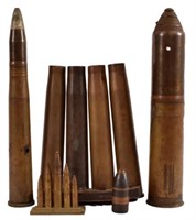 Collection of Deactivated Artillery Shells