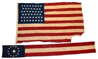 US 46 Star Flag & US Naval Banner