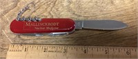 Mallinckrodt advertising Swiss Army knife