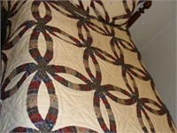 Brass Color Quilt Stand & Quilts