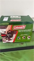 Coleman quick pump with 12v car adapter