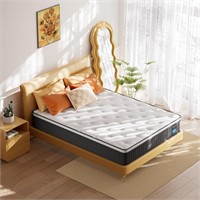 Mattress Queen Size  12Inch Hybrid  Medium Firm