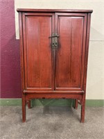 Painted Asian Cabinet