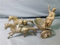Vintage Emperor on his Roman Brass Chariot Spain