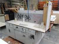 Steel Frame Base Double Sided Assembly Bench
