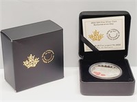 2022 $20 99.9% Silver Remembrance Day Coin