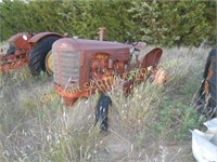 Massey Harris 44 gas tractor, wide front,