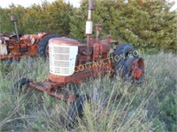 1943 IHC Farmall M, wide front on rubber,