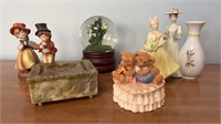 Collection of decor and figurines