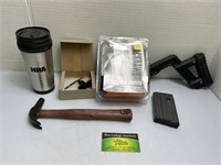 Gun Cleaning Kit, Ammo Cartridge, and More