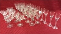 Lg. Group of Stemware Including 8 Matching