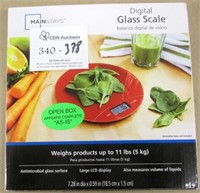 Mainstays Digital Glass Scale Up To 11lbs
