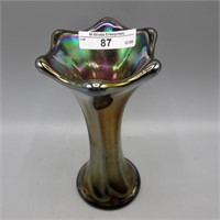 Imp. 5.75" elec. purple Morning Glory vase