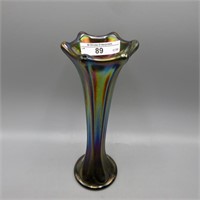 Imp. 7.5" elec. purple Morning Glory vase