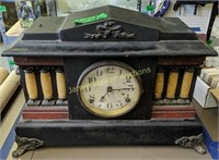 Antique Ingraham Six Column Mantle Clock. Nokia