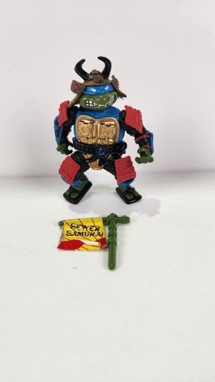 1990 TMNT Leo the Sewer Samurai (some parts may