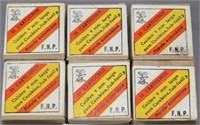 (6) boxes 25 rds. per box F.N.P. 9 mm Largo,