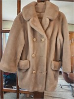 Borgana vintage child's faux fur coat