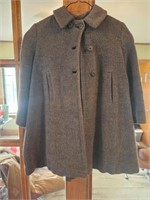 Child's vintage grey wool coat
 No size or maker