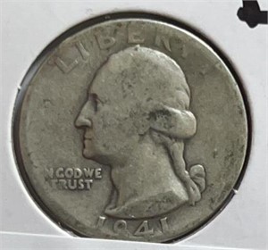 1941D Washington Quarter Silver