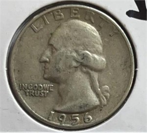 1956D Washington Quarter Silver