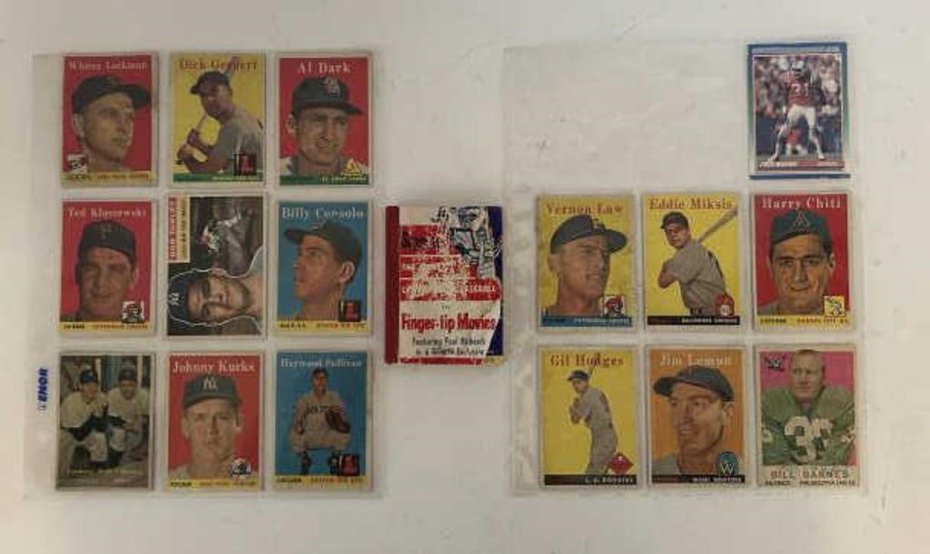 Vintage Baseball Cards Plus Gillette Fingertip