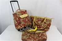 "Isabellas Journey" 3 Quilted Travel Bags