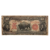 [US] $10 U.S. Note,Series of 1901, Bison Note