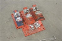 (4) BALL TRANSFER HEADS FOR PIPES