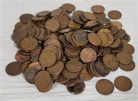 Collection of 175 Wheat Pennies