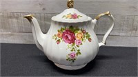Vintage Sadler England Floral Tea Pot