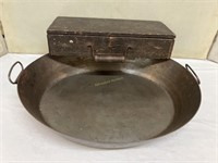Handcrafted Wooden Box / Early Steel Pan