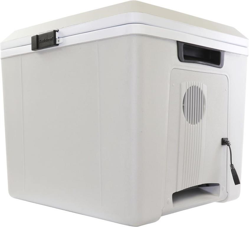 (U) Koolatron 12V Car Fridge 27L/29QT, Cools & War